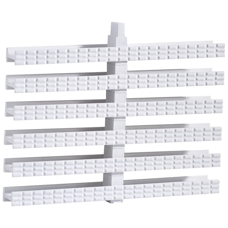 Переливна решітка Aquaviva Classic з центральним з'єднанням 145x25 мм (біла, 1-е з'єднання)