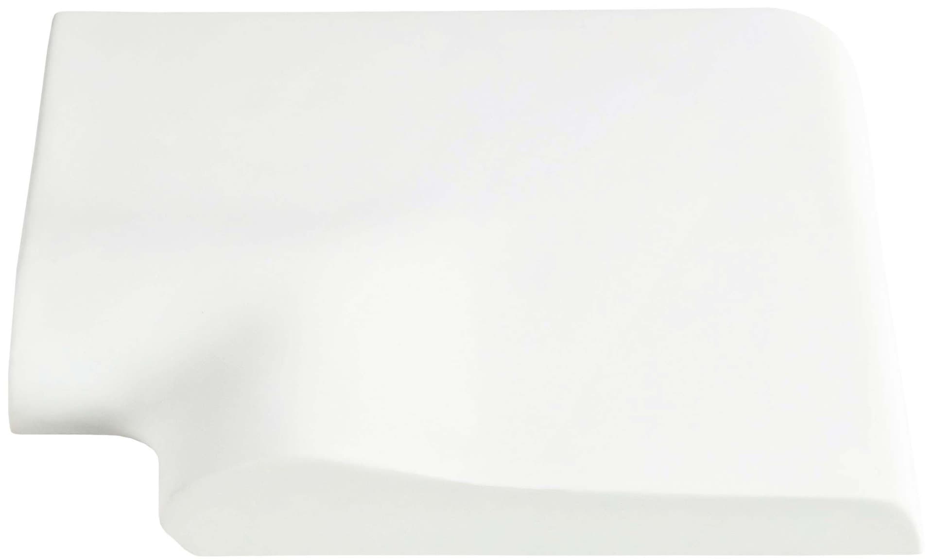 Кутовий копінговий камінь Aquazone 250x300x50-25 мм, білий