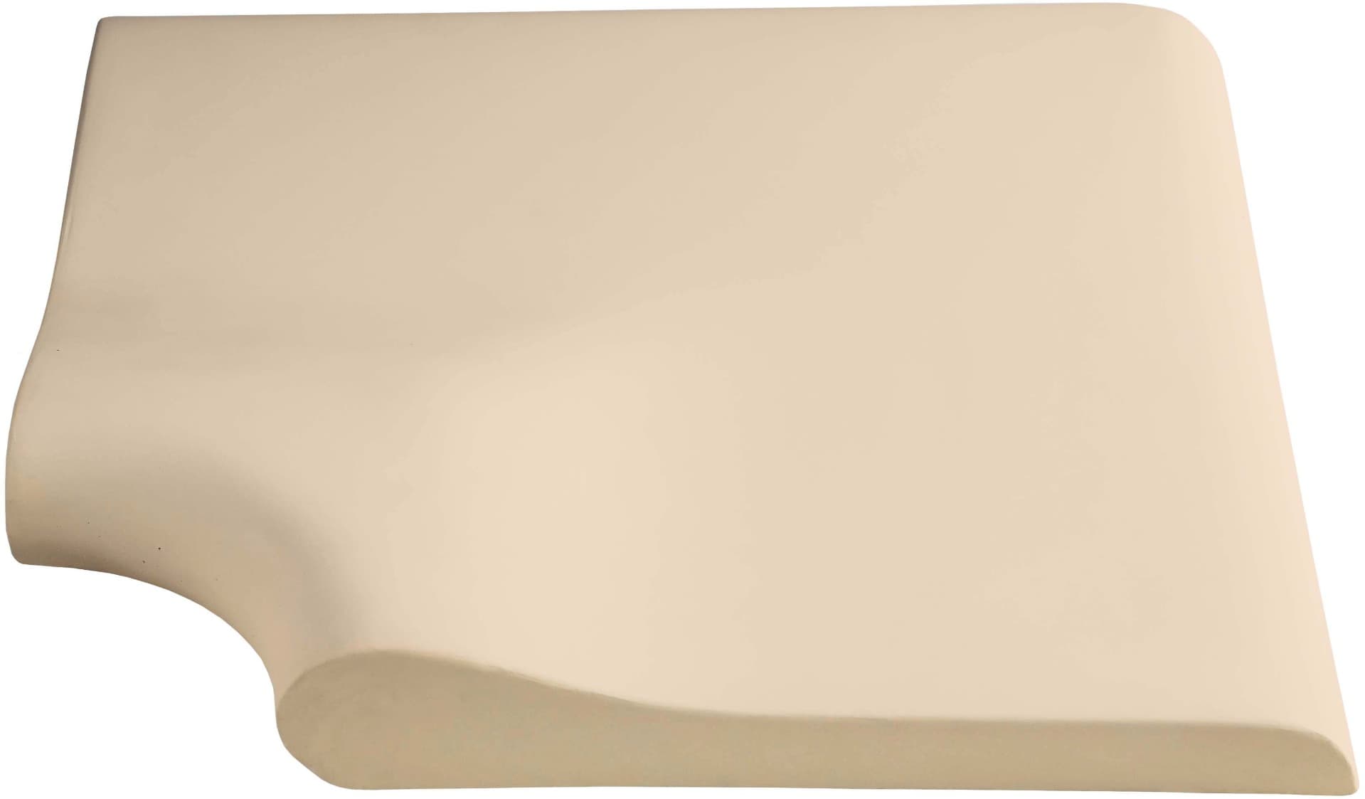 Кутовий копінговий камінь Aquazone 320x400x50-25 мм, бежевий