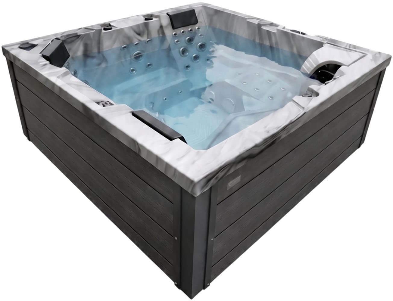 СПА-басейн Aquajoy Monaco Odyssey (220х220х90 см), з динаміками та LED-підсвічуванням + Jet LED