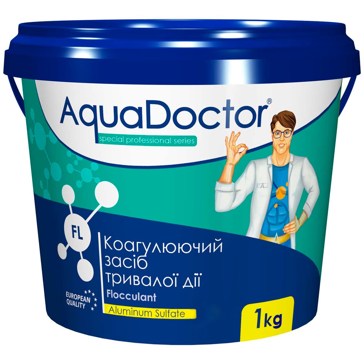 Коагулянт для басейну AquaDoctor FL 1 кг в гранулах